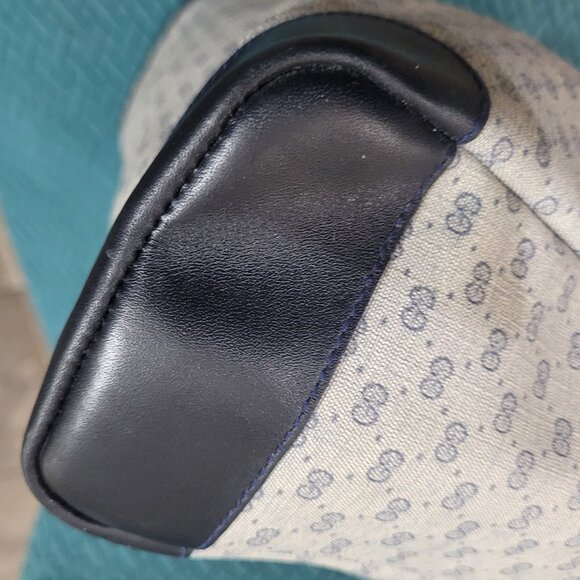 GUCCI MICRO GG**LARGE TOTE/SHOULDER BAG** NAVY - Picture 11 of 16